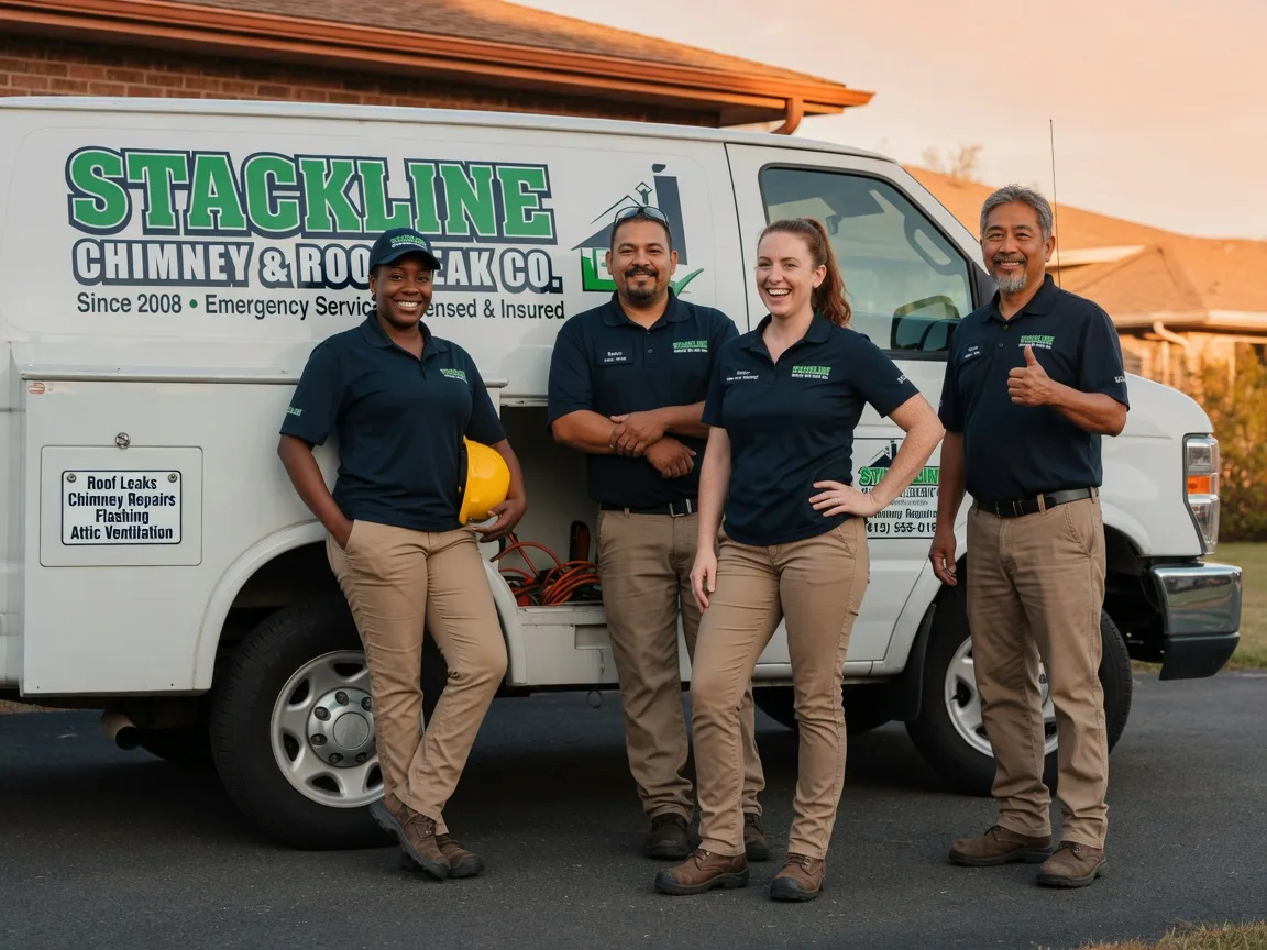 Chimney flashing repair company in Kingston, OH
